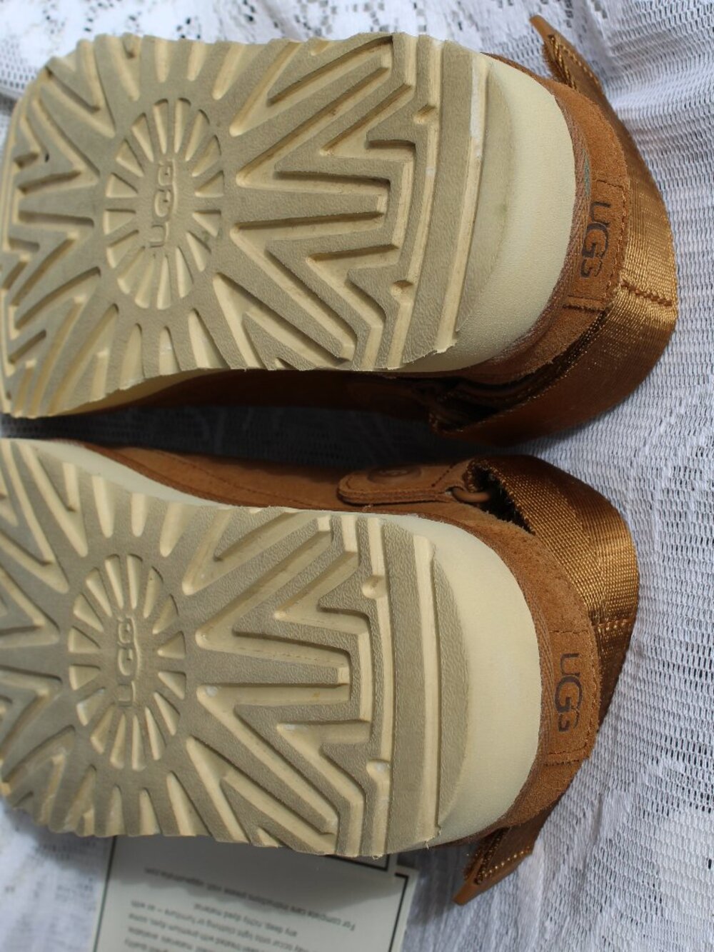 UGG Goldenstar Suede Family Matching Backstrap Clogs 9 - Picture 7 of 11